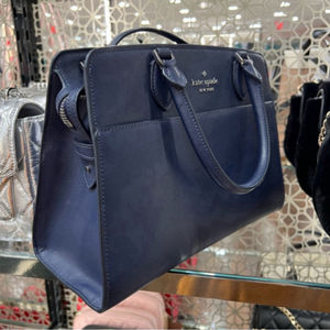 Kate Spade Madison Saffiano Leather Medium Satchel Crossbody Navy